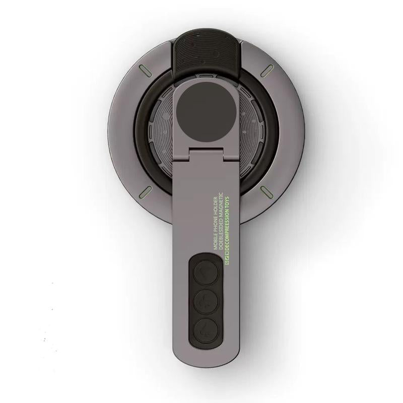 4-In-1 Magsafe Phone Grip & Stand with Fidget Clicker | Dual-Sided Magnetic Ring Holder & 360° Rotatable Kickstand for Iphone