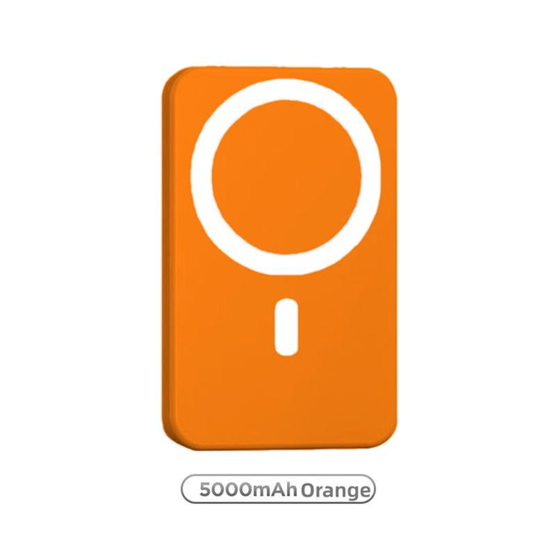 Magnetic Portable Charger 5000Mah, Magsafe-Compatible Wireless Power Bank, USB-C PD 20W Fast Charge, Slim Mini Battery Pack for Iphone 17/16/15/14/13/12, Qi for Android (Ring Included)